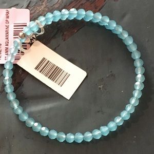 Blue chrysalis bracelet